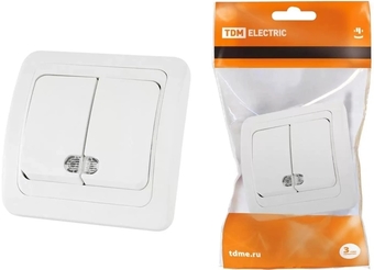 Выключатель TDM Electric Валдай SQ1804-0006 (белый)