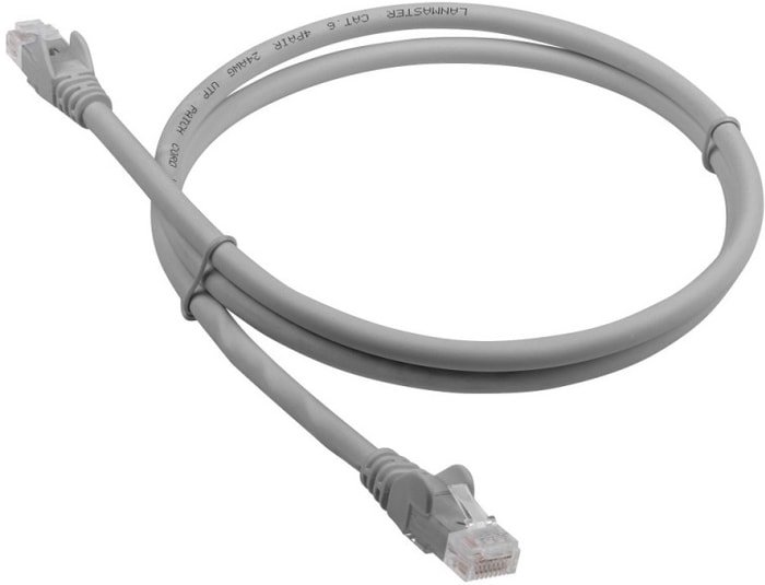Кабель Lanmaster LAN-PC45/U6-2.0-GY