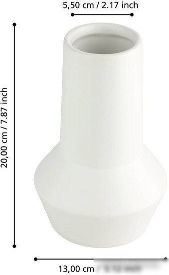 Ваза Eglo Hirado 421024 (керамика, белый)