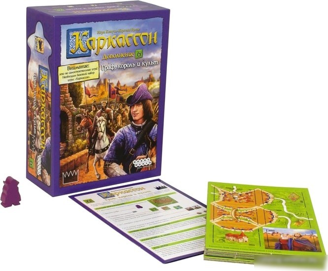 Настольная игра Мир Хобби Каркассон. Граф, король и культ