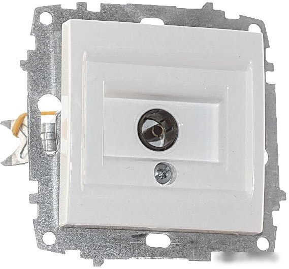 Розетка телевизионная Elbi Zena-Vega 609-015600-246 (белый) Розетка телевизионная Elbi Zena-Vega 609-015600-246 (белый)