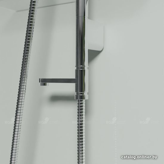Душевая кабина RGW AN-207 411320799-95 90x90 (белый/прозрачное-матовое стекло)