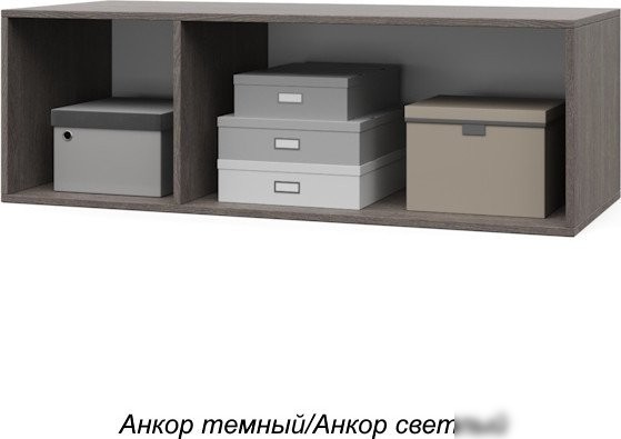 Шкаф распашной Modern Челси Ч83 (анкор темный/анкор светлый)