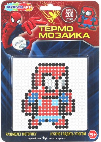 Развивающая игра MultiArt Термомозаика Спайдер IB400-120522