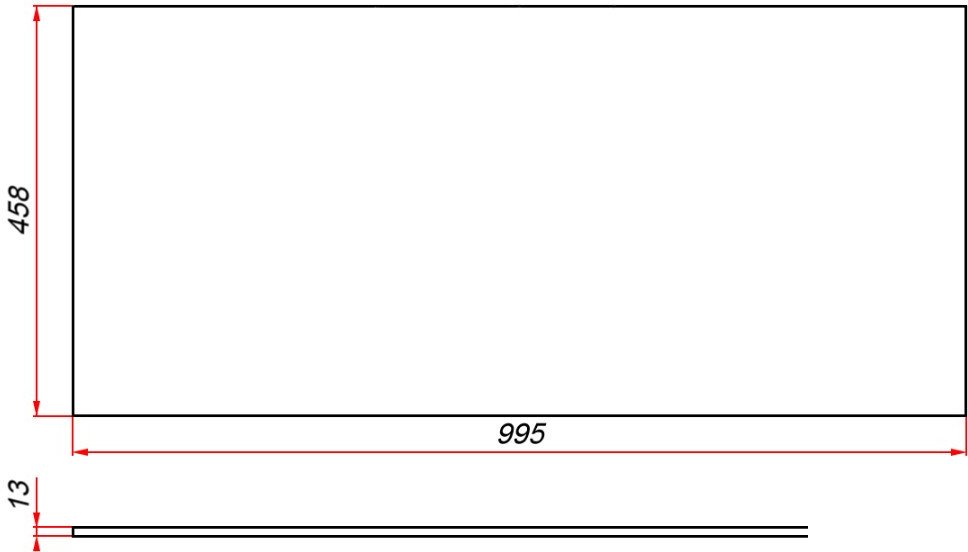 ЗОВ Столешница 13 CKP13W995458 (белый)