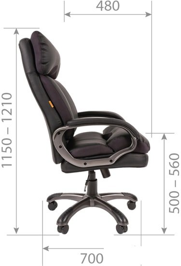 Кресло CHAIRMAN 505 (черный)