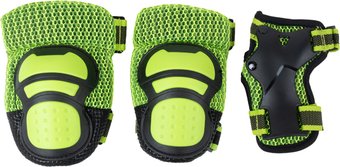 Комплект защиты Tech Team Safe Fit Teens 4.0 NN013940 (S, зеленый)