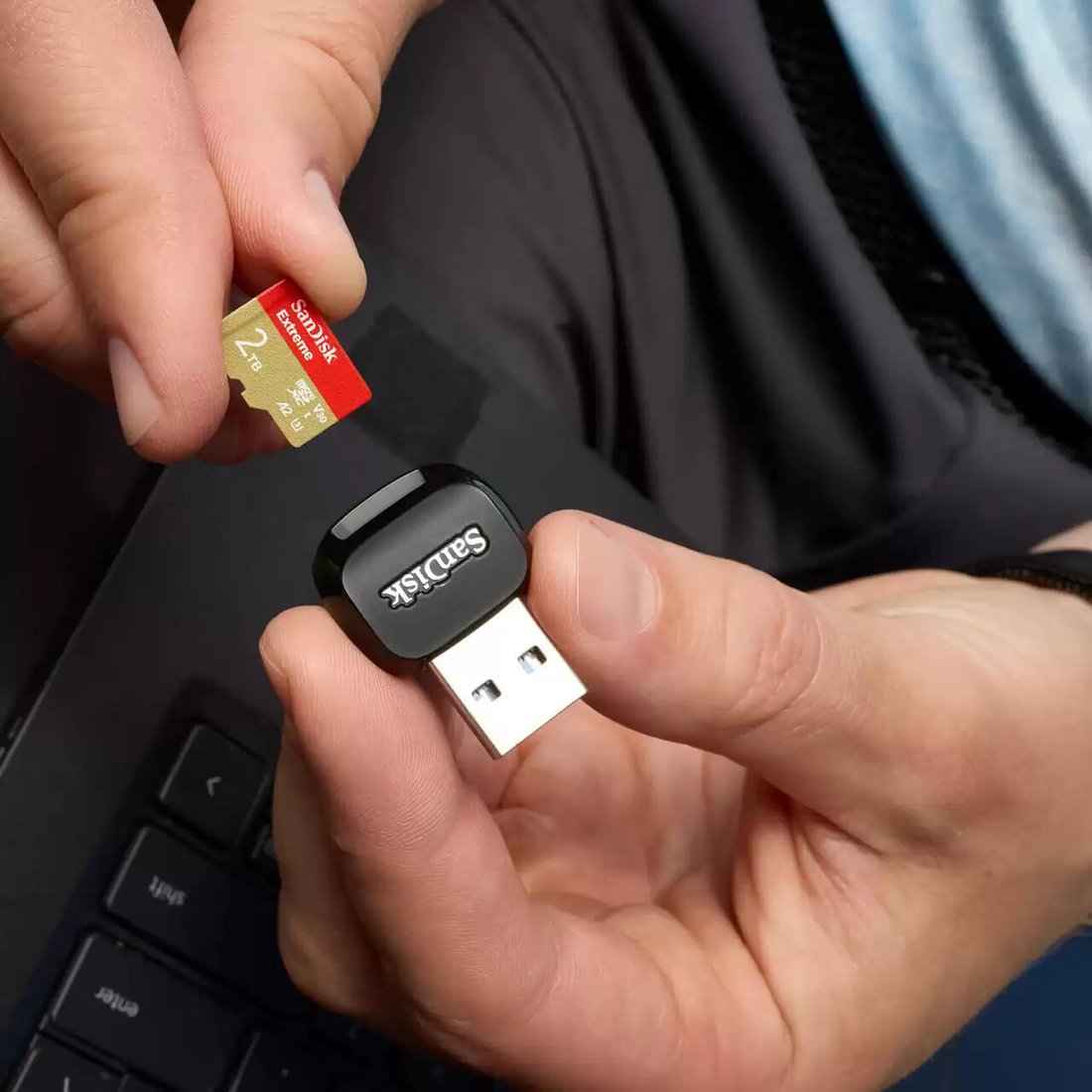 Карта памяти SanDisk Extreme microSDXC SDSQXAV-2T00-GN6MN 2TB