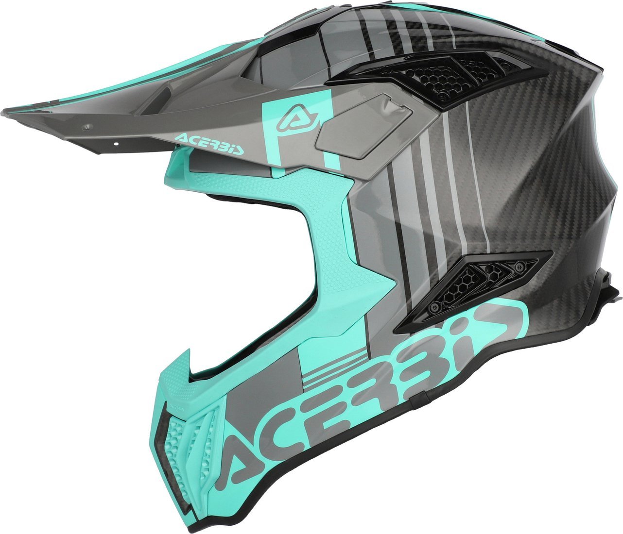 Мотошлем Acerbis Airstrike-C 0026832.869.066 (L, бирюзовый)