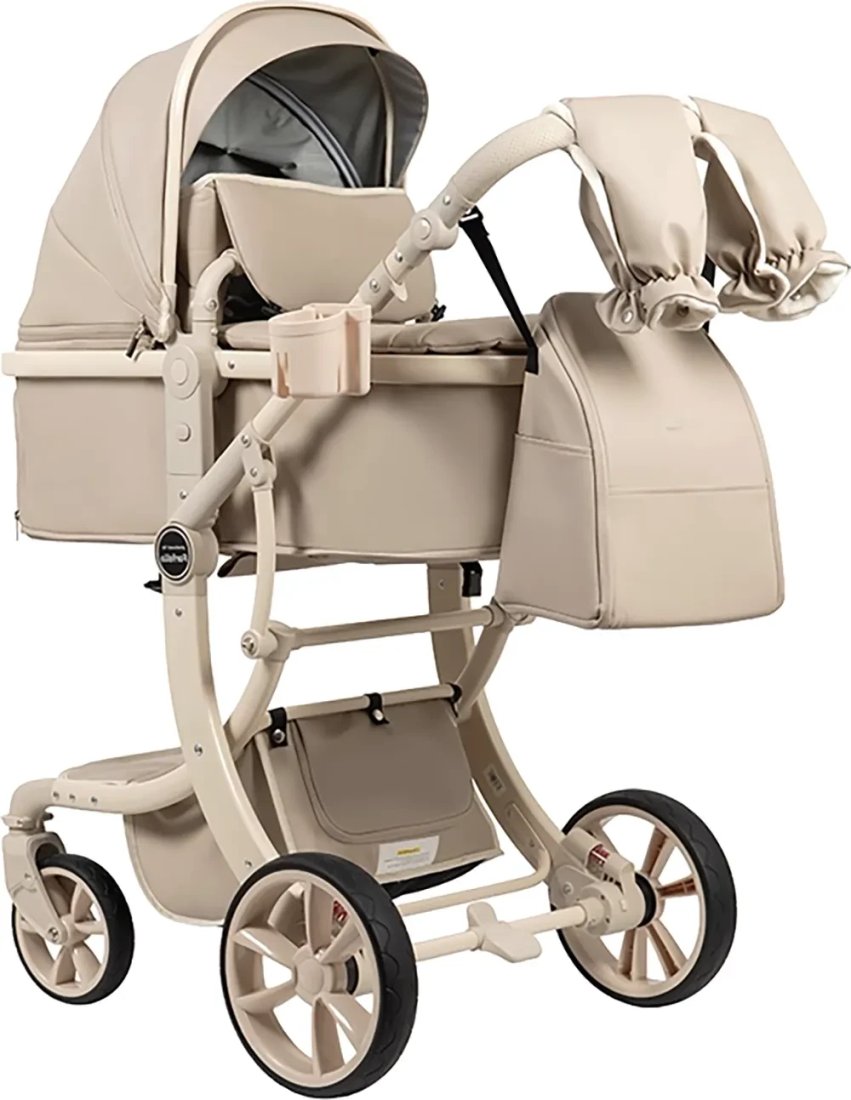 Универсальная коляска Aimile Adventurer PU Ecru ADVPU-13 (бежевый)