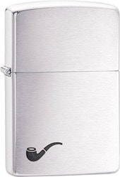 Зажигалка Zippo Pipe Brushed Chrome 200PL-000063