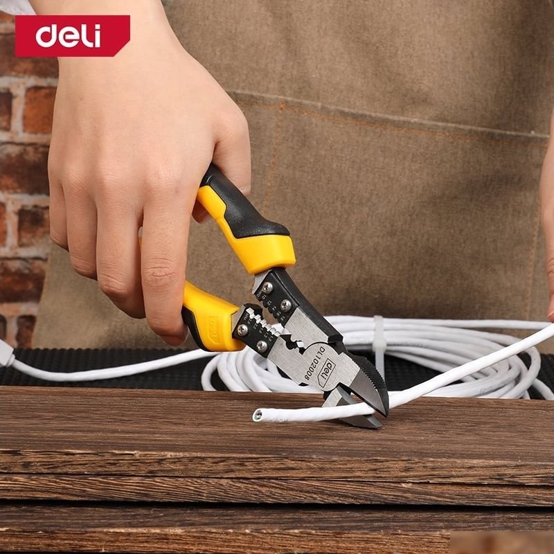 Кусачки боковые (бокорезы) Deli DL102008