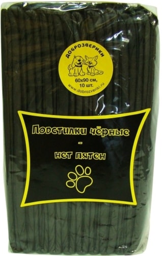 Одноразовая пеленка Доброзверики Classic впитывающие с суперабсорбентом 90x60 (10 шт)