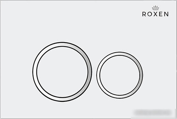 Унитаз подвесной Roxen Simple Compact в комплекте с инсталляцией StounFix Slim 6 в 1 906789 (кнопка: белый глянец)