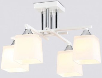 Люстра средней высоты Ambrella TR303041/4 WH (белый)