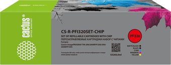 Картридж CACTUS CS-R-PFI320SET-CHIP