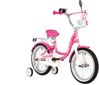 Детский велосипед Novatrack Butterfly 16 2023 167BUTTERFLY.PN23 (розовый)
