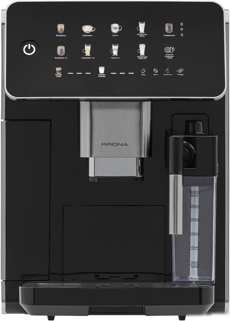Кофемашина Krona Automatische Kaffeemaschine Black 19 Bar