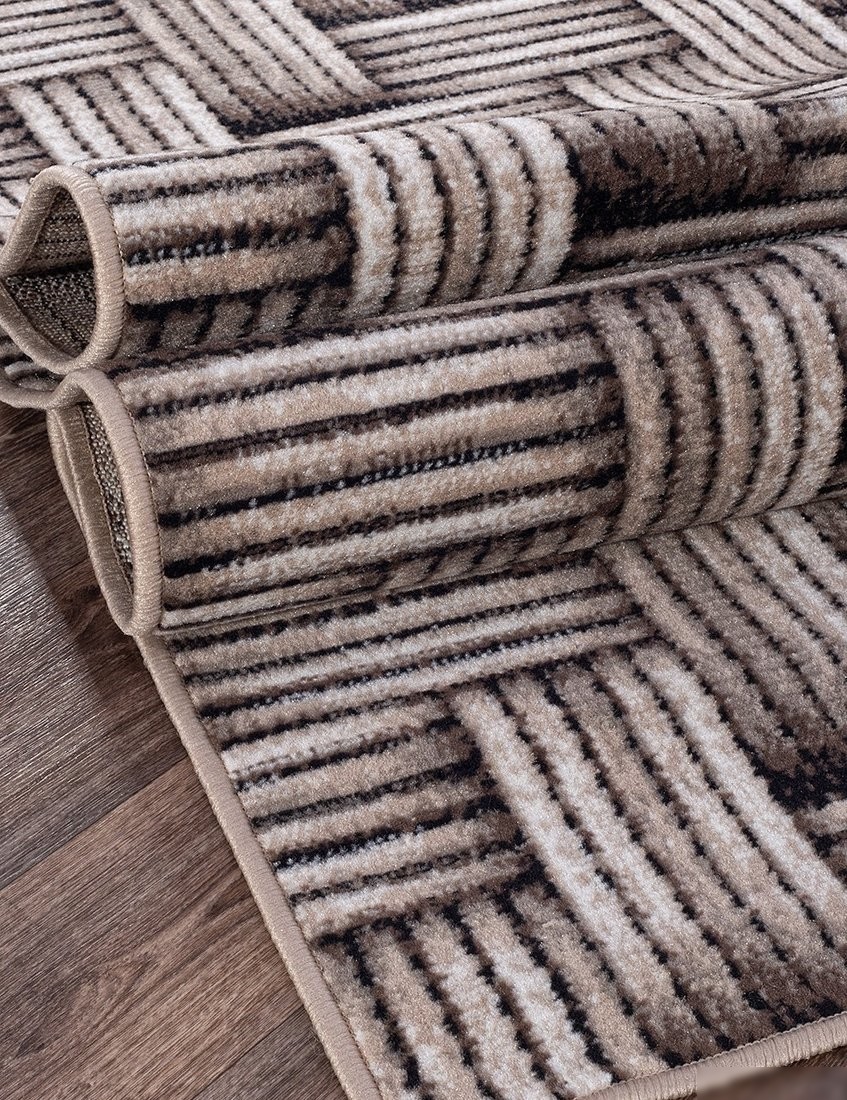 Ковер для жилой комнаты Merinos Sierra D722-STAN-BEIGE-BROWN 2 (3x4)