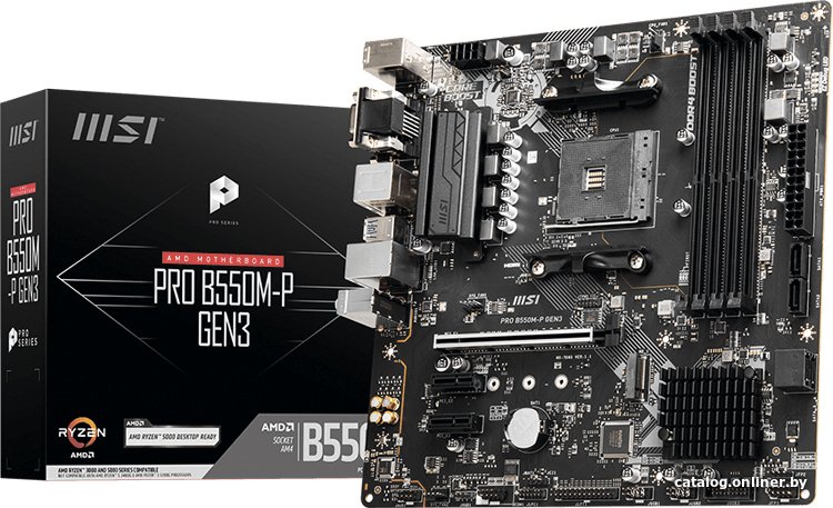 Материнская плата MSI Pro B550M-P Gen3