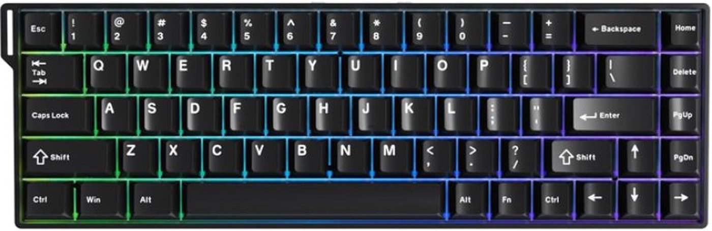 Клавиатура Ajazz AK680 V2 (черный, Ajazz Ice Island Switch) Клавиатура Ajazz AK680 V2 (черный, Ajazz Ice Island Switch)