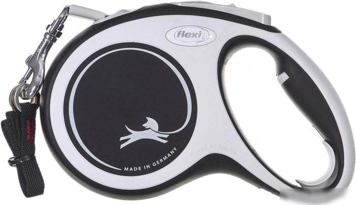 Поводок-рулетка Flexi New Comfort L Tape 5 м (черный)