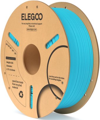 Филамент Elegoo PLA (1.75 мм, 1 кг, небесно-голубой)