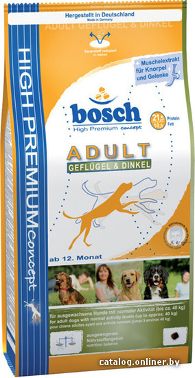 Корм для собак Bosch Adult Poultry & Spelt 1 кг Корм для собак Bosch Adult Poultry & Spelt 1 кг