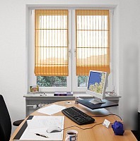 Мини римская штора Delfa Мини Fancy СШД-01М-144/068 43x160 см (персиковый)