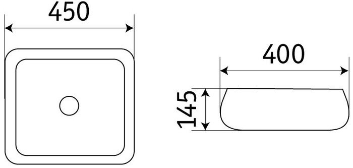 Умывальник CeramaLux 78321 (белый/серебристый)