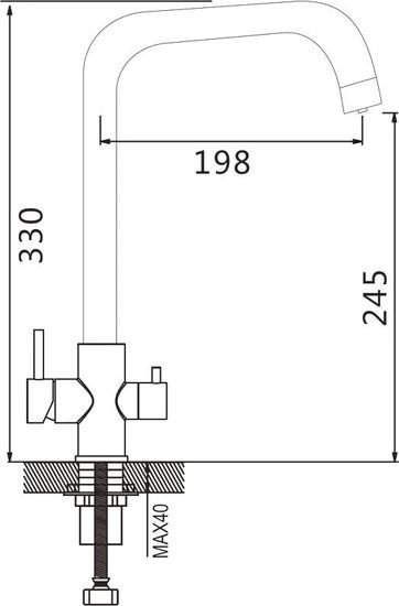 Смеситель Shevanik S228T