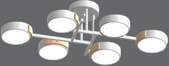 Припотолочная люстра LED4U L3211-830 WH