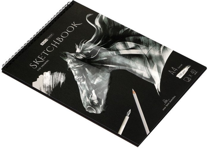 Блокнот ArtSpace Black line. Horse SkА440_38362 (40 л)