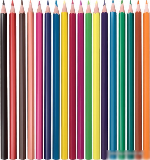 Набор цветных карандашей ArtSpace Подводный мир 259768 (18 цв)
