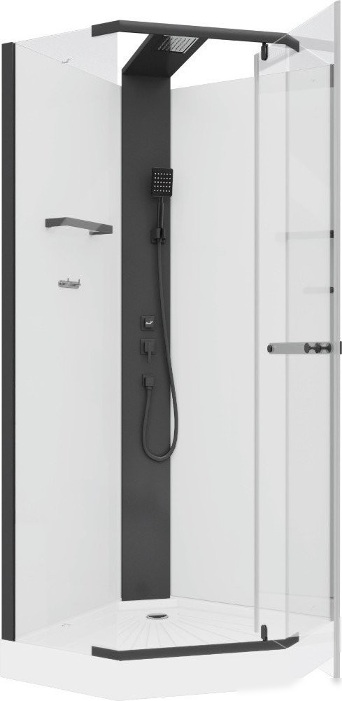 Душевая кабина Cerutti Spa CHIKA901B (черный)