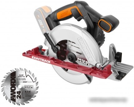 Дисковая (циркулярная) пила Worx WX530.9 (без АКБ)