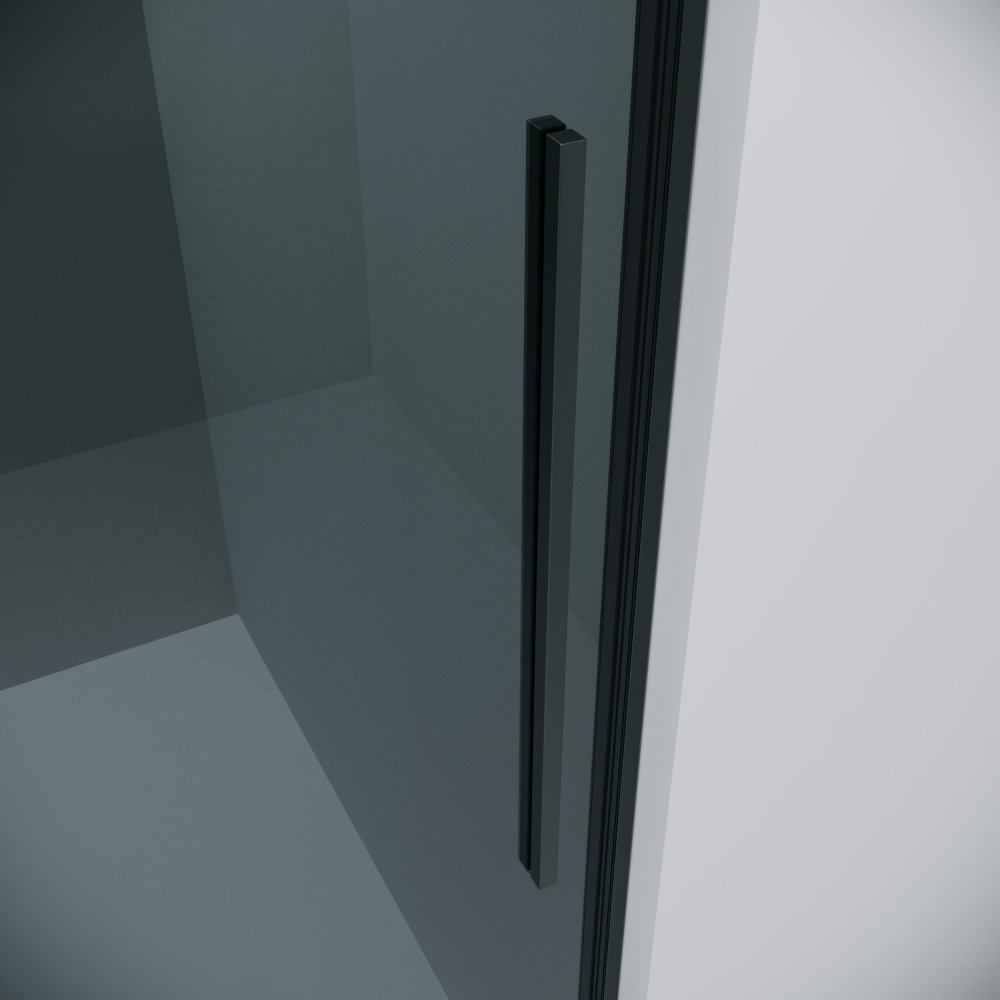 Душевой уголок Grossman Galaxy 100x80x195 120.K33.01.1080.21.10 (черный матовый/тонированное стекло)