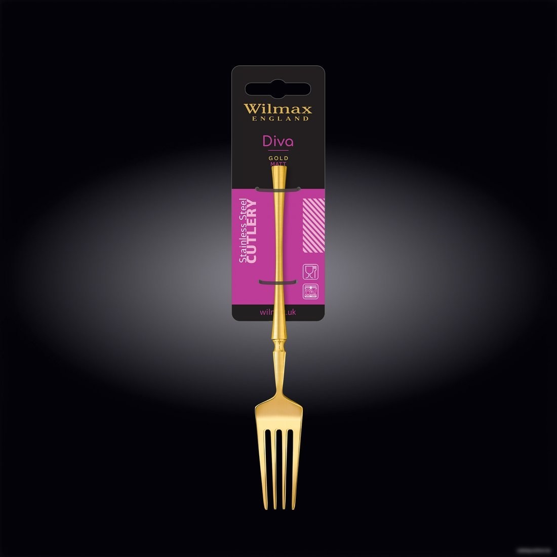 Столовая вилка Wilmax Diva WL-999562/1В