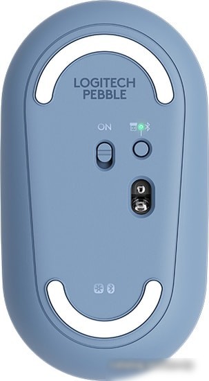 Мышь Logitech M350 Pebble (голубой)
