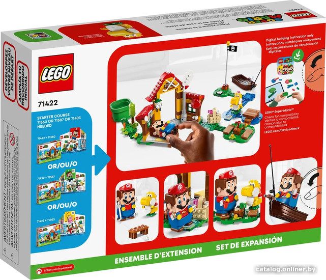 Конструктор LEGO Super Mario 71422 Дополнительный набор: Пикник в доме Марио