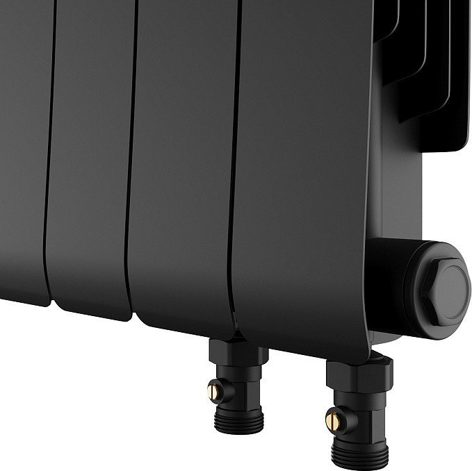 Биметаллический радиатор Royal Thermo Infinity 500 Noir Sable VR80 (6 секций)