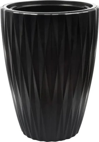 Кашпо Form-Plastic Caro Slim FP-5830-084 (глубокий черный)