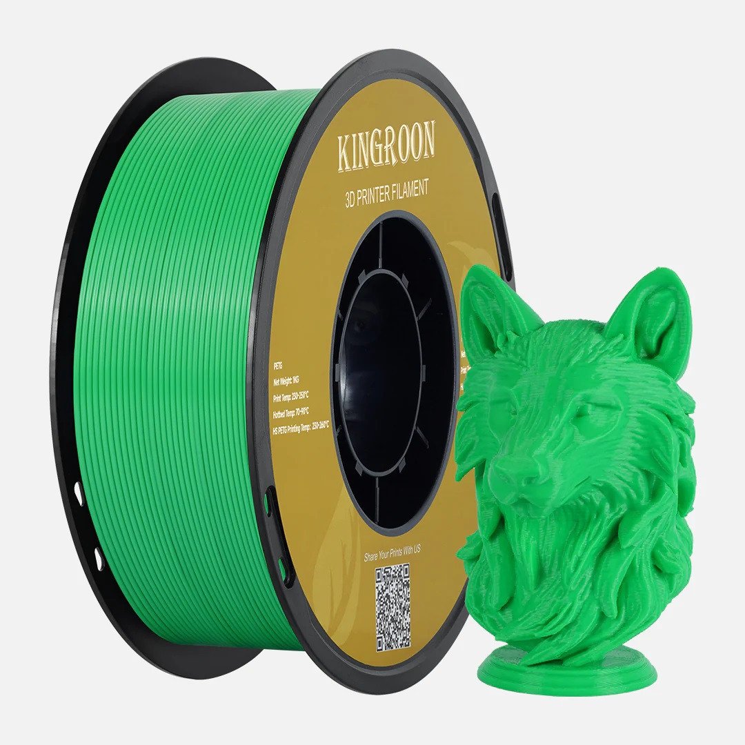 Филамент Kingroon PETG KR-PETG002Y-1CH (1кг, зеленый)