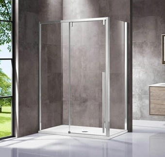 Душевой уголок Vincea Lugano VSR-1L9014CL-1 (хром/прозрачное)