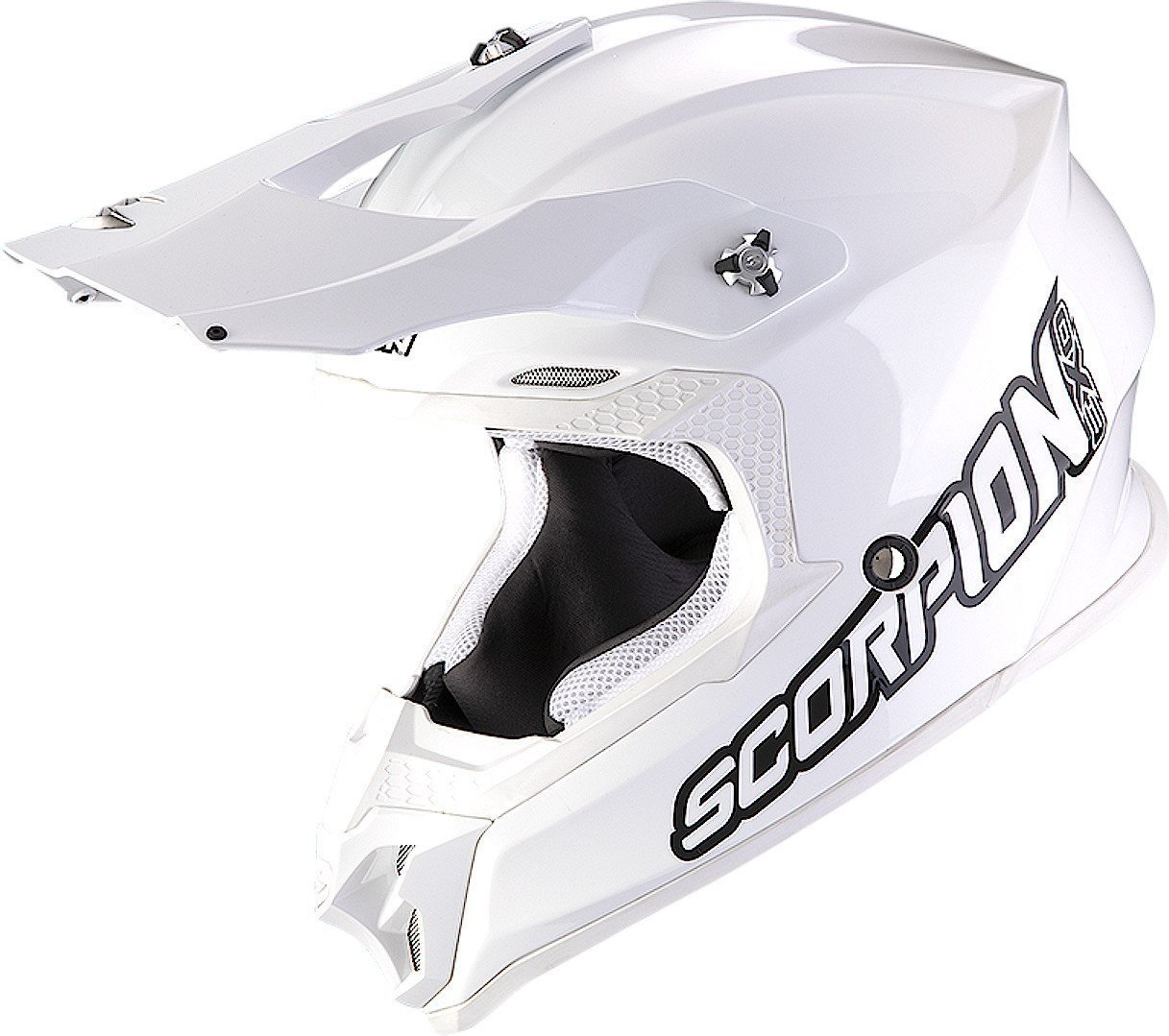 Мотошлем Scorpion Exo VX-16 Evo Air Solid (р. 2XL, белый)