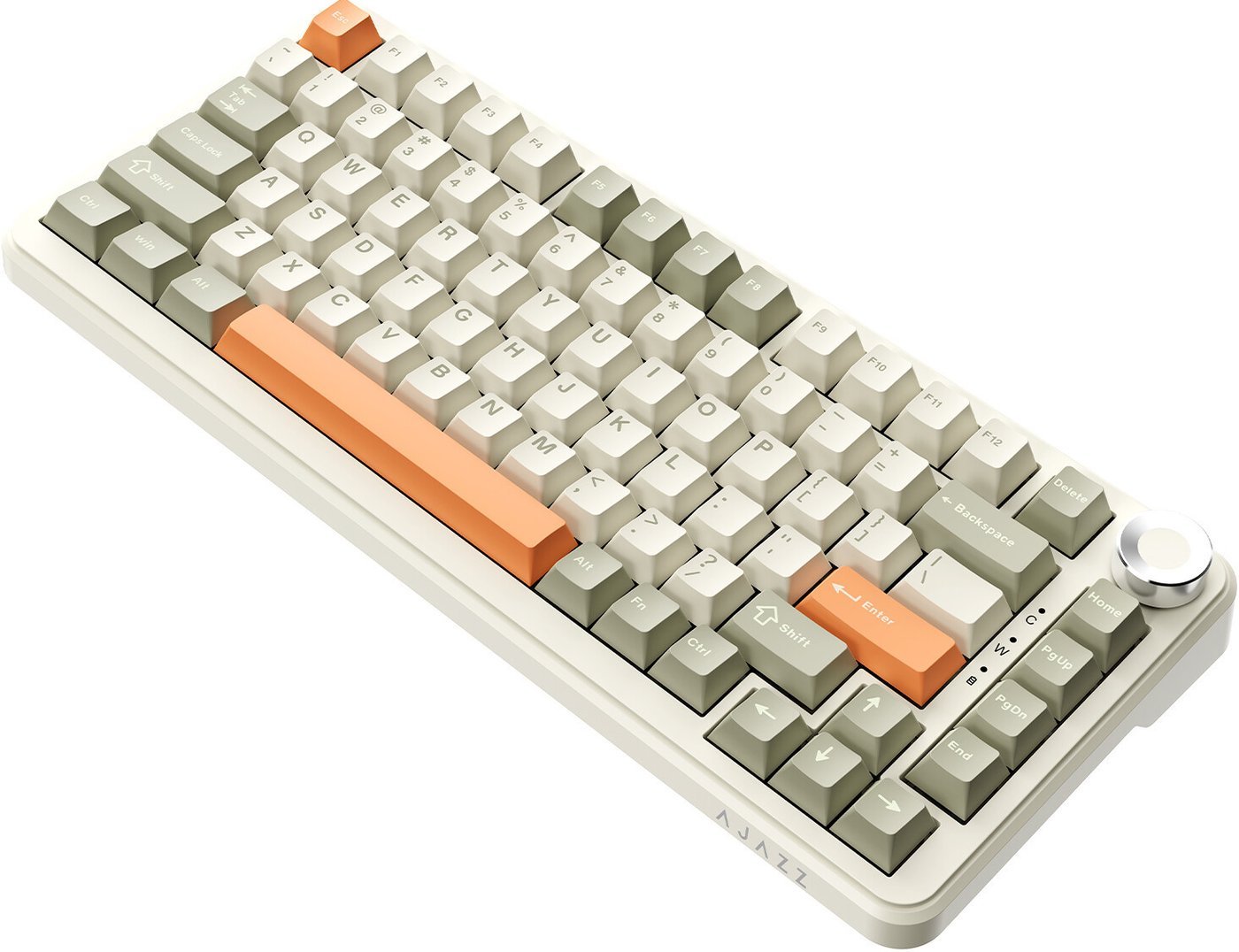 Клавиатура Ajazz AK820 Max Plus (ретро, Ajazz Avocado)