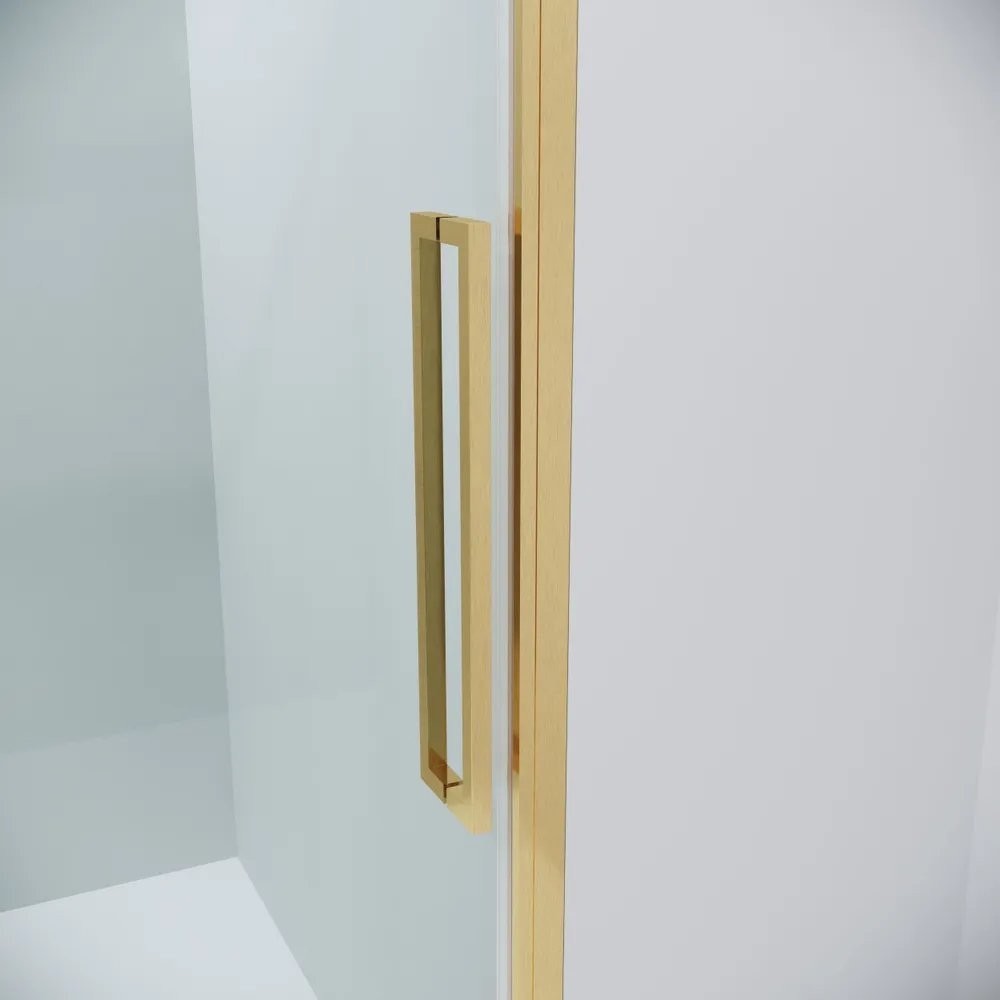 Душевой уголок Grossman Cosmo 100x100x195 120.K33.02.1010.32.00 (золото сатин/стекло прозрачное)
