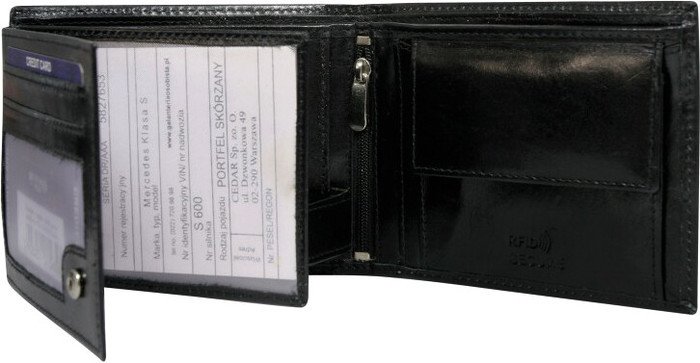 Портмоне Cedar Buffalo Wild N992-CVTB (черный)