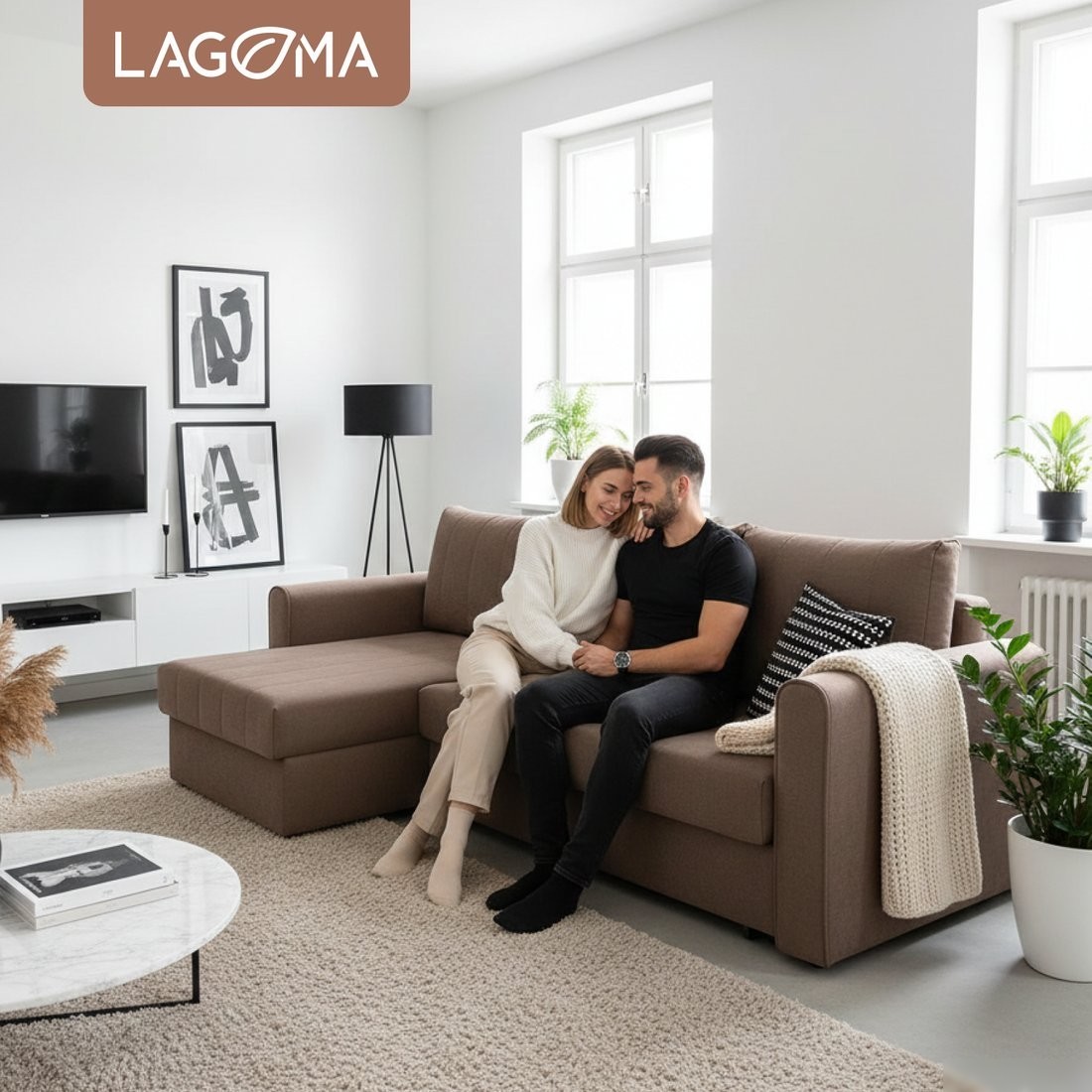 Угловой диван Lagoma Рона (Savage 225)