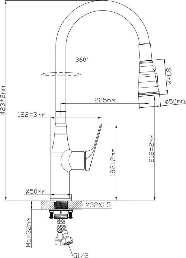Смеситель Econoce D35 760 EC0764
